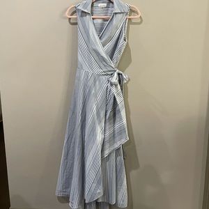 calvin klein wrap dress